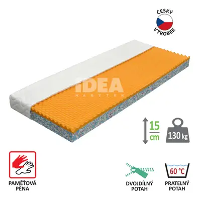 Idea Matrace s potahem IDEA VISCO 80x200x15 cm M31