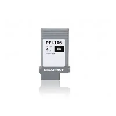 Kompatibilní CANON PFI-106 BK Pigment Ink náplň Gigaprint – Cetria s.r.o.