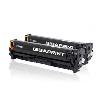 Kompatibilní CANON CRG-718Bk - Dvojbalení toner Gigaprint – Cetria s.r.o.