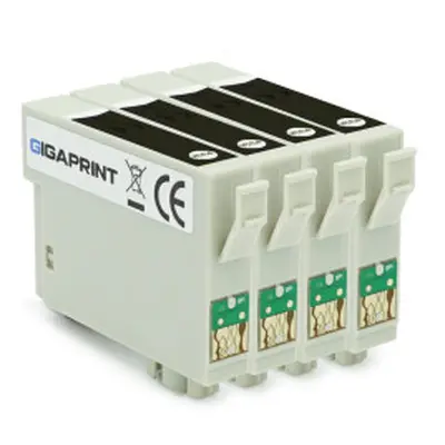 Kompatibilní EPSON T0711 černá - 4 cartridge set Gigaprint – Cetria s.r.o.