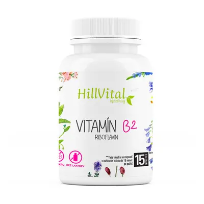 HillVital Vitamín B2 100 kapslí