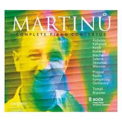 3CD Tomáš Brauner: Martinů: Kompletní klavírní koncerty