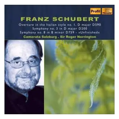 CD Franz Schubert: Symphonien Nr.3 & 8