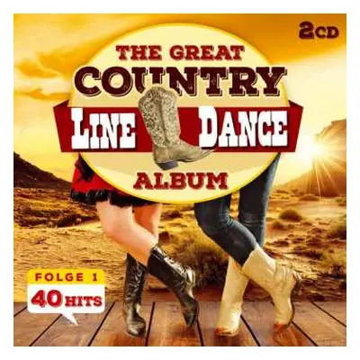 2CD The Nashville Line Dance Band: The Great Country Line Dance Album 40 Hits