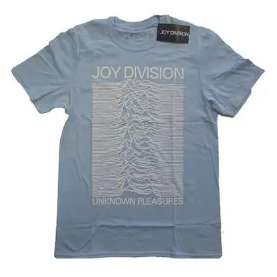 Tričko Unknown Pleasures White On Blue XXL