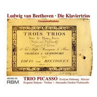 4CD Ludwig van Beethoven: Klaviertrios Nr.1-11