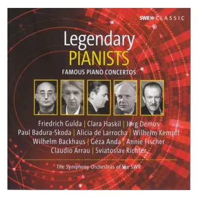 10CD Various: Legendary Pianists (swr Classic-edition)