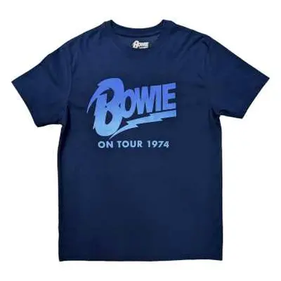 David Bowie Unisex T-shirt: On Tour 1974 (xx-large) XXL