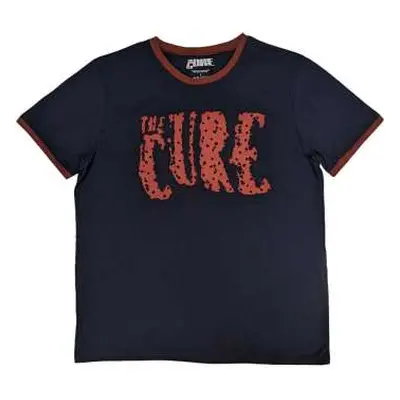 The Cure Unisex Ringer T-shirt: Logo (large) L