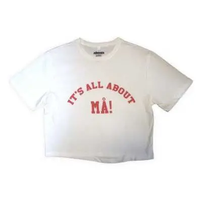 Maneskin Ladies Crop Top: It's All About Ma! (ex-tour) (x-large) XL