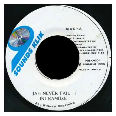 CD/DVD Ini Kamoze: Jah Never Fail I