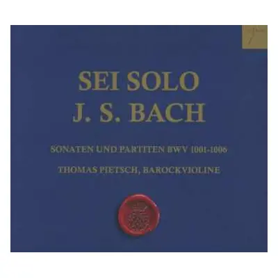 CD Johann Sebastian Bach: Sonaten & Partiten Für Violine Bwv 1001-1006