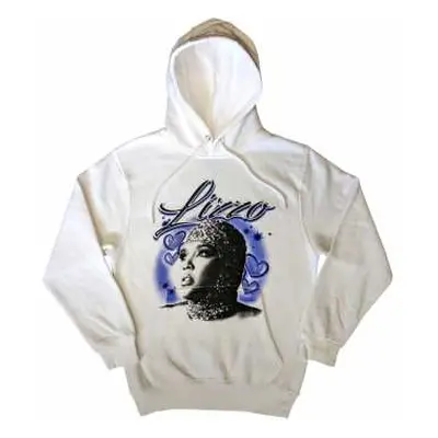 Lizzo Unisex Pullover Hoodie: Special Hearts Airbrush (medium) M