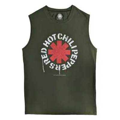 Red Hot Chili Peppers Unisex Tank T-shirt: Stencil (medium) M