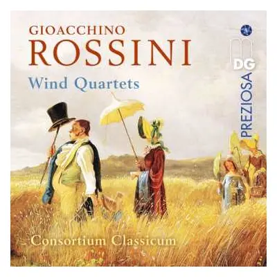 CD Gioacchino Rossini: Quartette Für Flöte, Klarinette, Horn, Fagott Nr. 1-6