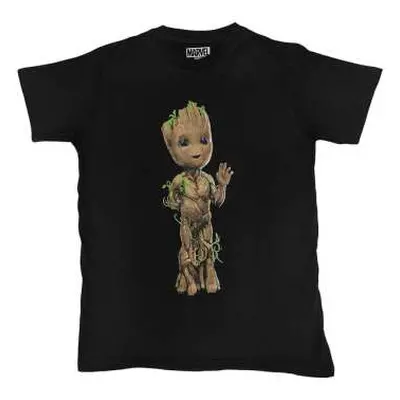 Marvel Comics Unisex T-shirt: Guardians Of The Galaxy Groot Wave (large) L