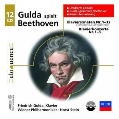 12CD/Box Set Ludwig van Beethoven: Klaviersonaten Nr. 1–32 (Gesamtaufnahme), Klavierkonzerte Nr.