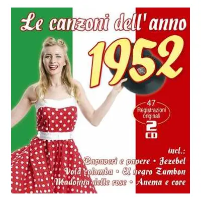 2CD Unterhaltungsmusik/schlager/instrumental: Le Canzoni Dell'anno 1952