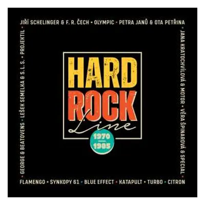 2CD Various: Hard Rock Line 1970-1985