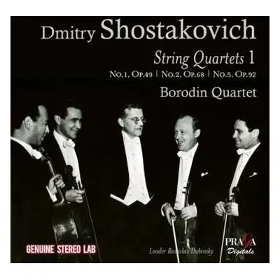 CD Dmitri Schostakowitsch: Streichquartette Vol.1