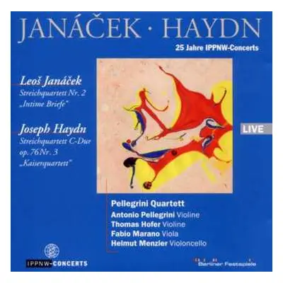 CD Leoš Janáček: Pellegrini Quartett