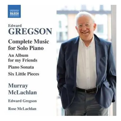 CD Edward Gregson: Complete Music For Solo Piano