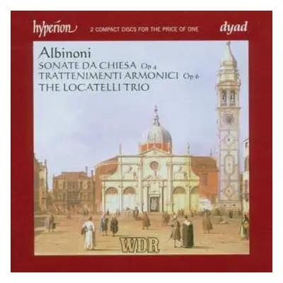 2CD Tomaso Albinoni: Sonate Da Chiesa Op 4 - Trattenimenti Armonici Per Camera Op 6