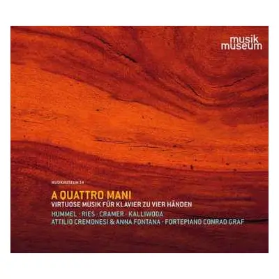 CD Johann Nepomuk Hummel: Attilio Cremonesi & Anna Fontana - A Quattro Mani