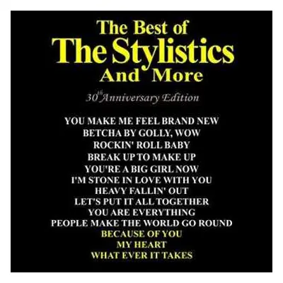 CD The Stylistics: The Best Of The Stylistics