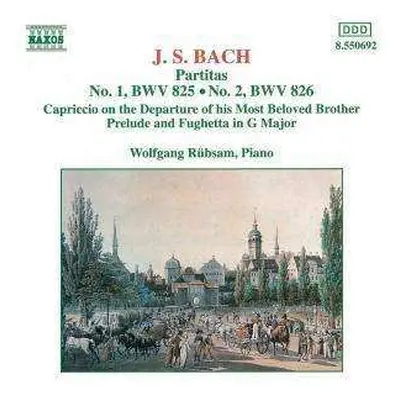 CD Johann Sebastian Bach: Partitas Nos. 1 And 2