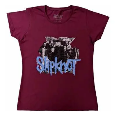 Slipknot Ladies T-shirt: Goat Logo Demon (back Print) (medium) M