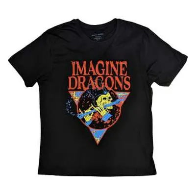 Imagine Dragons Unisex T-shirt: Skeleton Flute (medium) M