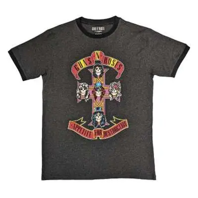 Guns N' Roses Unisex Ringer T-shirt: Appetite For Destruction (x-large) XL