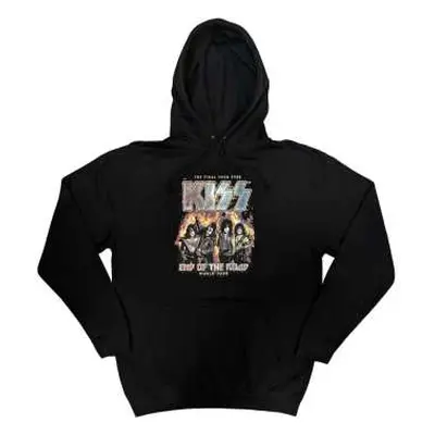 Kiss Unisex Pullover Hoodie: End Of The Road Final Tour (large) L