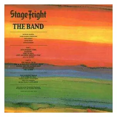 CD The Band: Stage Fright