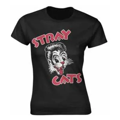 Tričko Dámské Cat Logo Stray Cats M