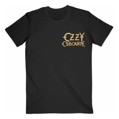 Tričko Patient No. 9 Gold Logo Ozzy Osbourne XL