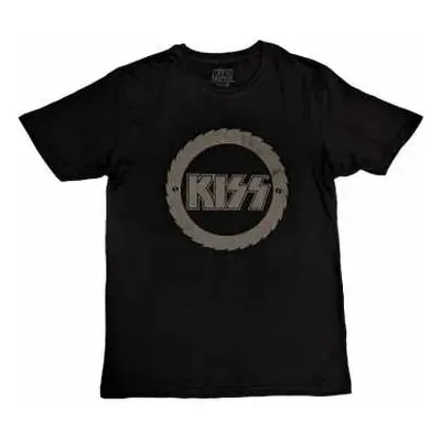 Kiss Unisex T-shirt: Buzzsaw Logo (hi-build) (xx-large) XXL