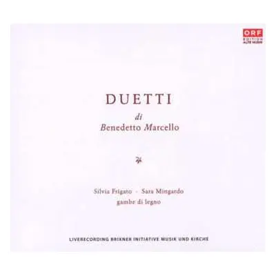 CD Benedetto Marcello: Duetti Da Camera