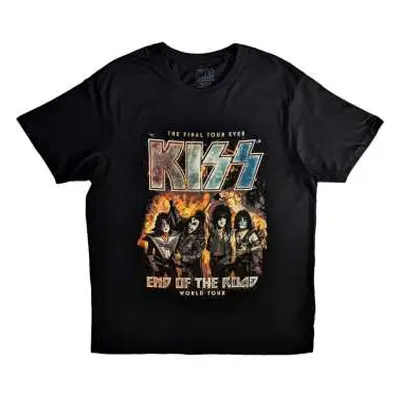 Kiss Unisex T-shirt: End Of The Road Final Tour (small) S