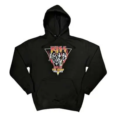 Kiss Unisex Pullover Hoodie: Triangle (small) S