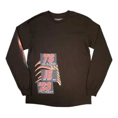 Travis Scott Unisex Long Sleeve T-shirt: Summer Run 2023 Dublin (back Print & Ex-tour) (xx-large