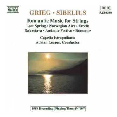 CD Edvard Grieg: Romantic Music For Strings