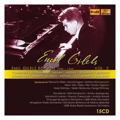 15CD Fritz Reiner: Emil Gilels Edition Vol.2