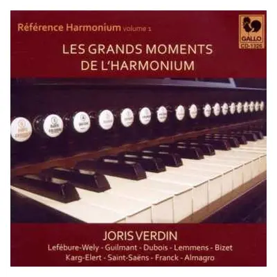 CD Joris Verdin: Les Grands Moments De L'Harmonium