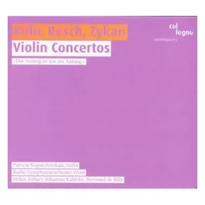 CD Bertrand De Billy: Violin Concertos