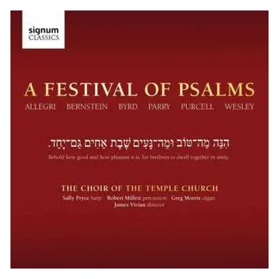 CD Leonard Bernstein: Temple Church Choir - A Festsival Of Psalms