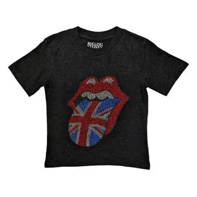 The Rolling Stones Kids Embellished T-shirt: British Tongue (diamante) (11-12 Years) 11-12 let