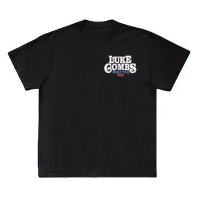 Luke Combs Unisex T-shirt: Tour '23 Skull (back Print & Ex-tour) (medium) M