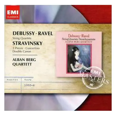 CD Igor Stravinsky: String Quartets / 3 Pieces · Concertino · Double Canon